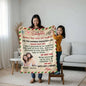 1 Custom Photo Daughter Heirloom Woven, Skerpa or Fleece Blanket Letter from Momver org.