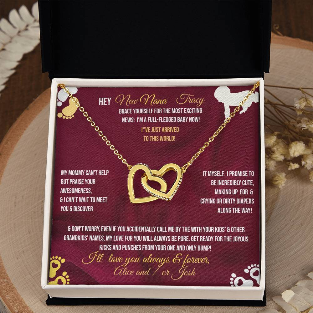 A Custom Love Necklace for a New Grandma.