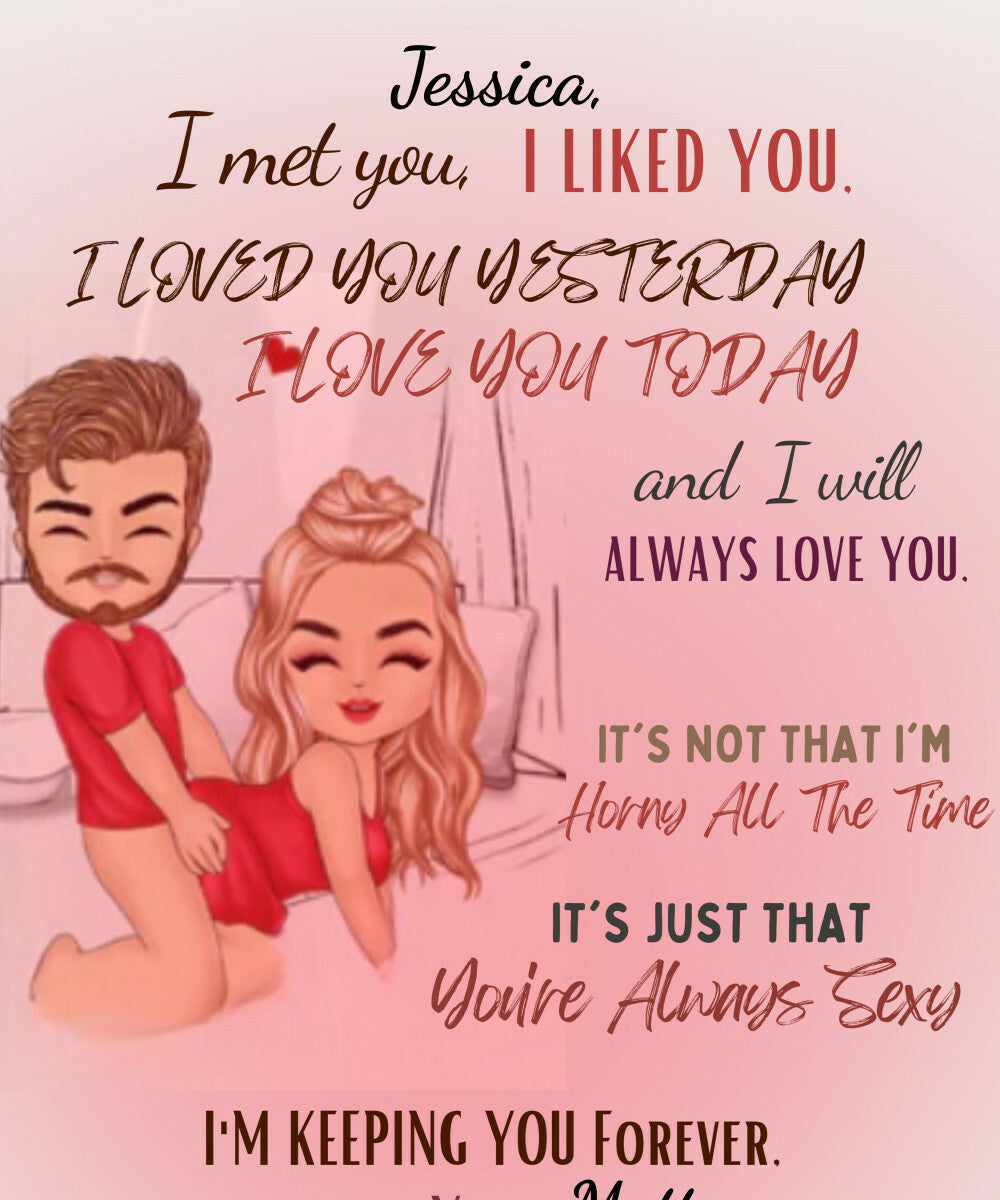 A To My Sexy Wife Sherpa, Fleece or Woven Blanket