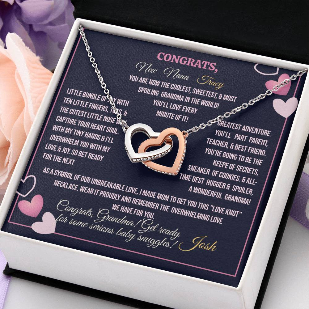 Custom Love Necklace for a New Mom