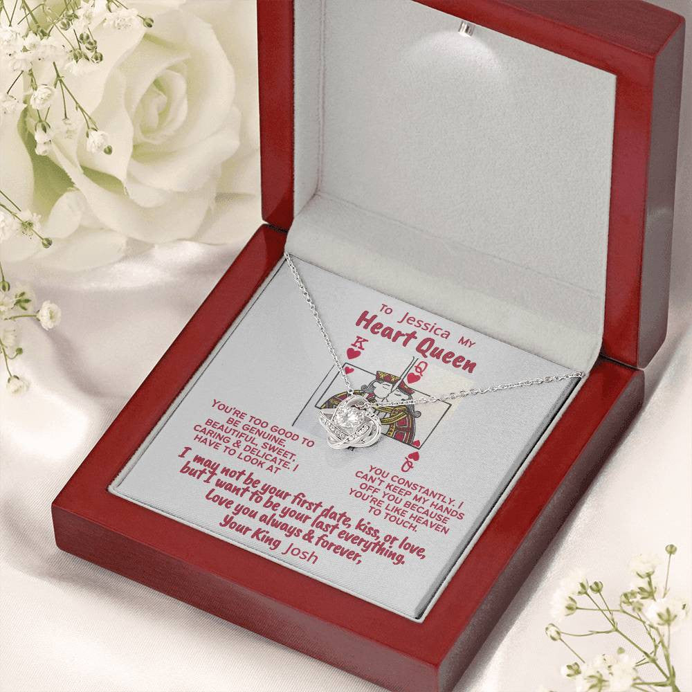 A Love Knot Necklace from the Loving Husband, Boyfriend, Partner or Sweetheart(Yellow & White Gold Variants)