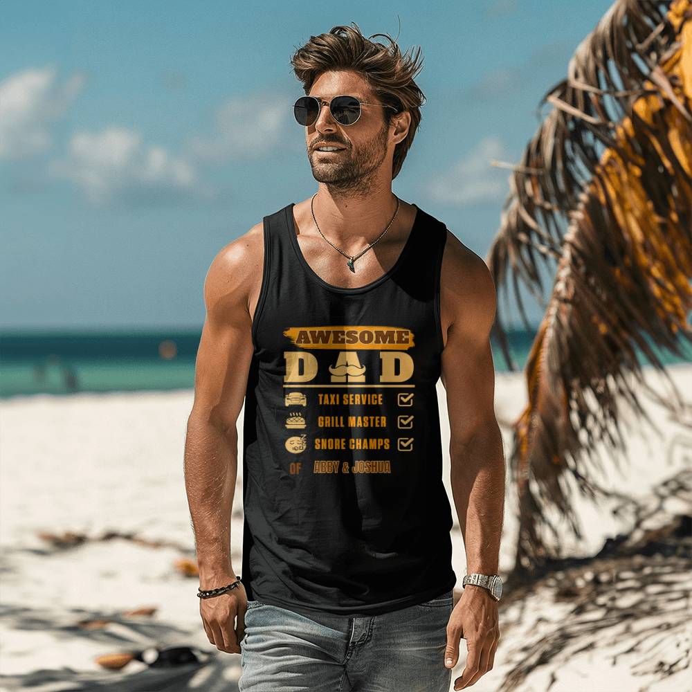 CUSTOM Unisex Pullover Hoodie Tank Top AND TSHIRT for Dad