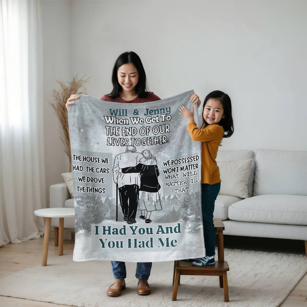 A Getting Old Love Sherpa or Fleece Blanket
