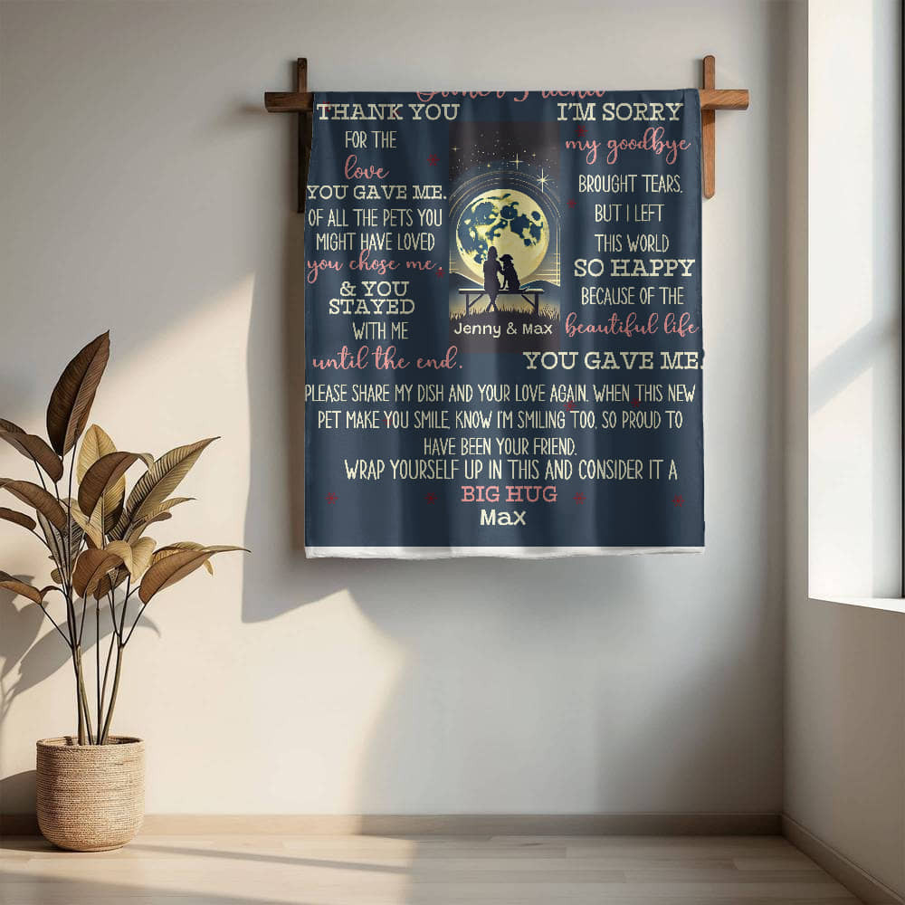 An Owner and Dear Friend Sherpa or Fleece Blanket
