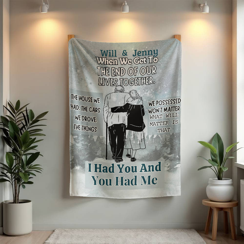 A Getting Old Love Sherpa or Fleece Blanket