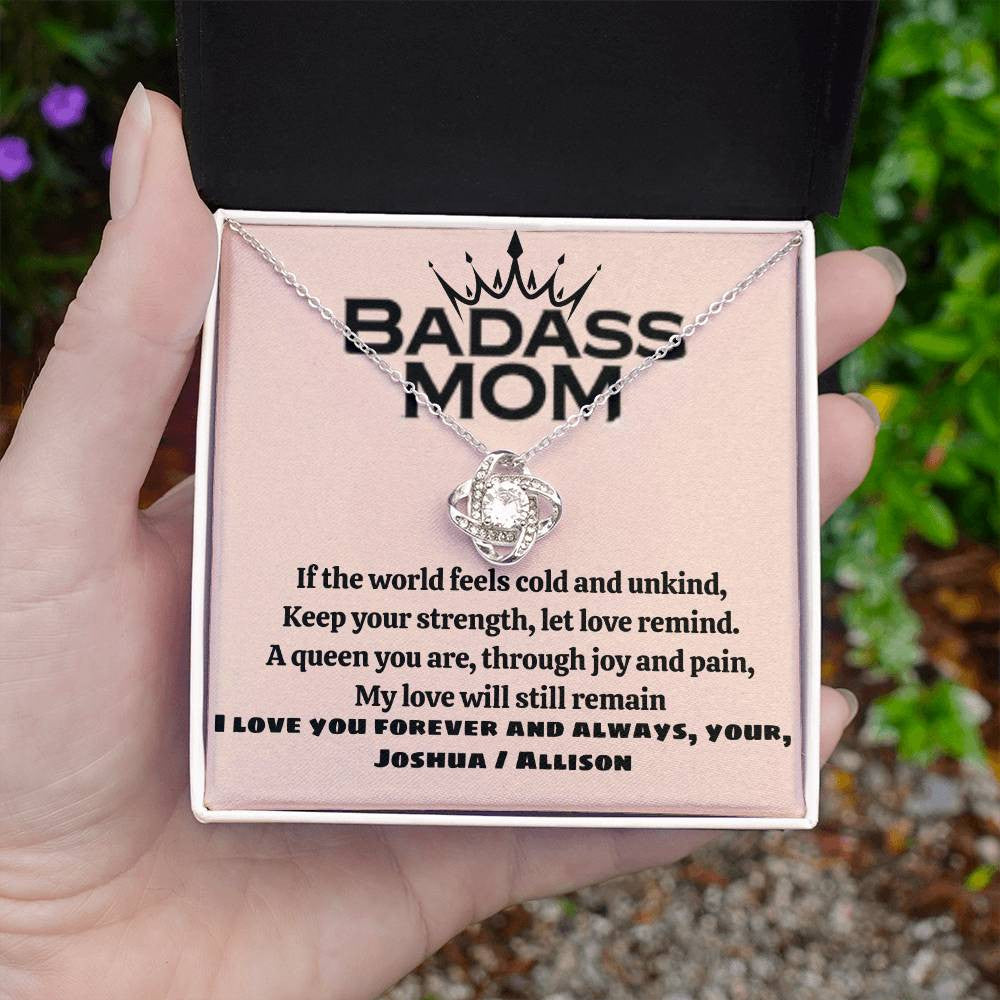 A To My Badass Mom Necklace