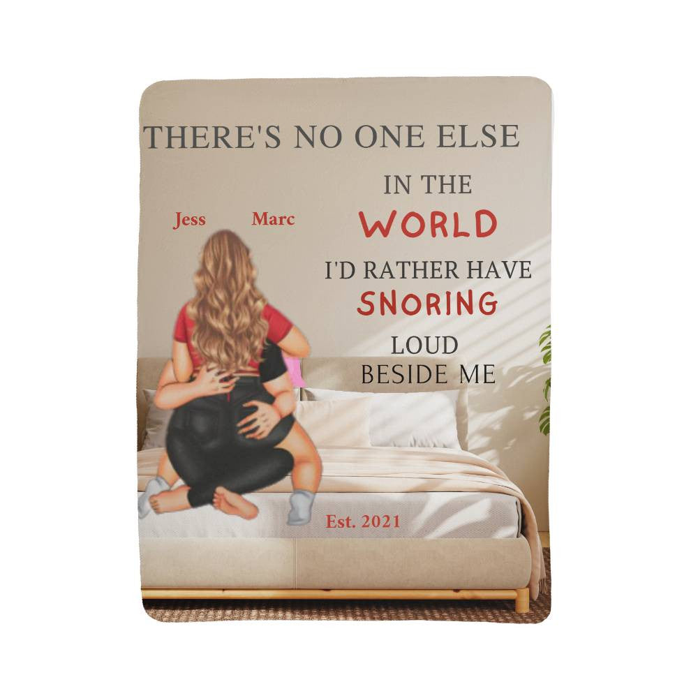 A Personalized Love Sherpa or Fleece Blanket