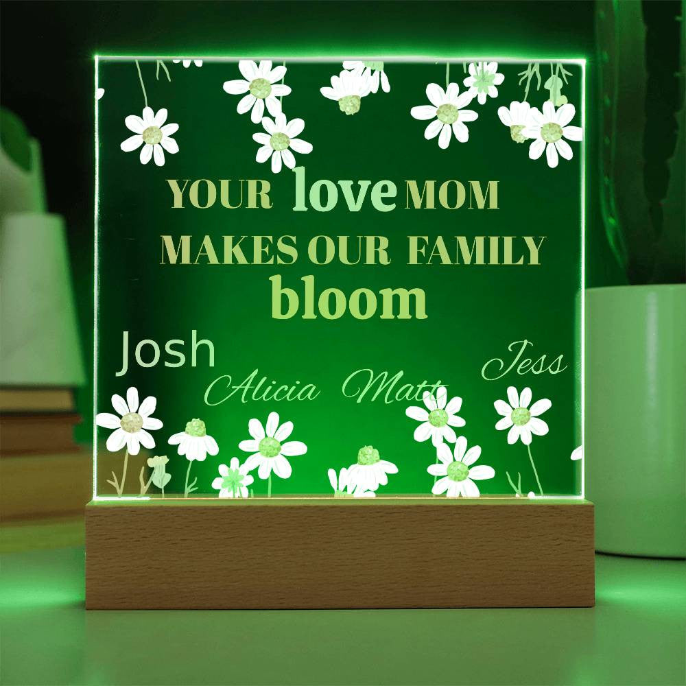 Love Marigold Acrylic Plaque for Mom