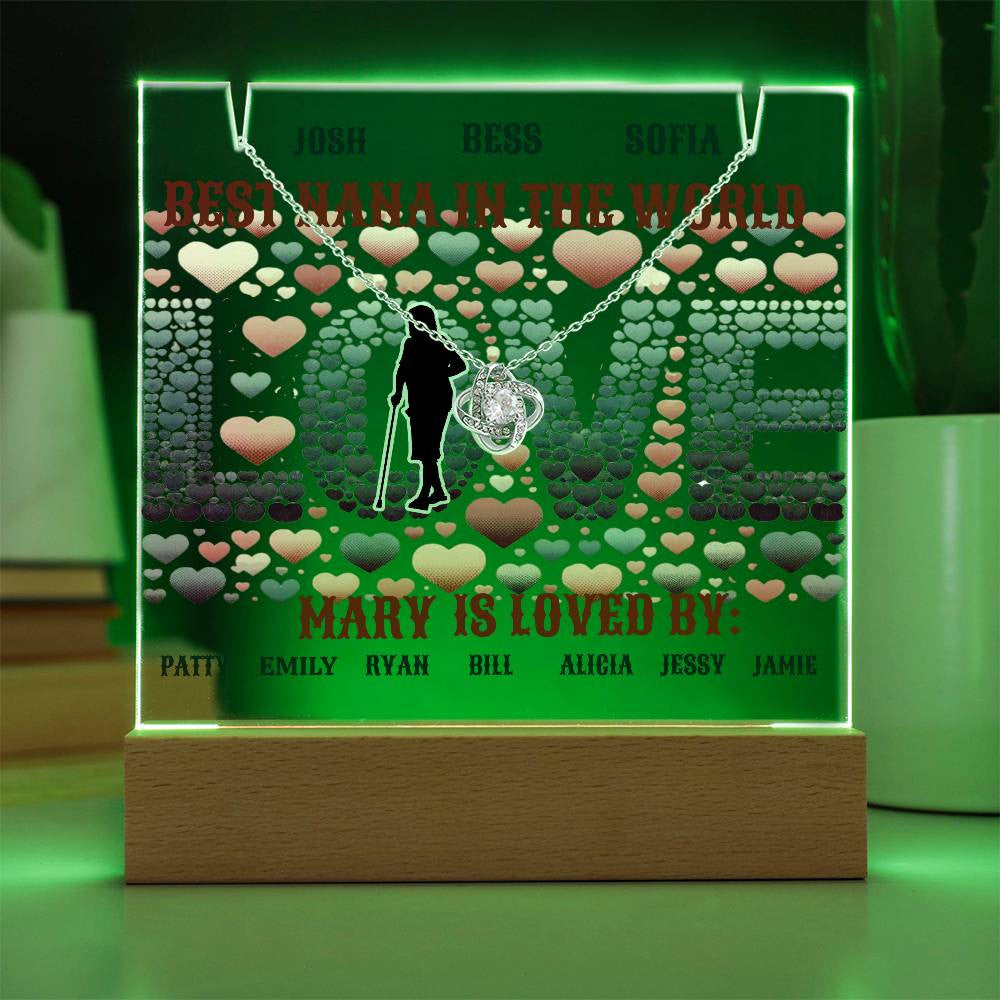 A Love Keepsake Gift Acrylic Bundle for Grandma (Nana)