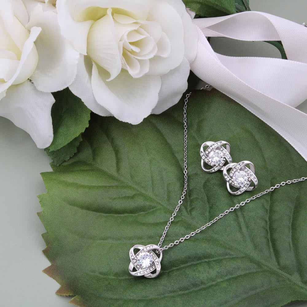 A Custom Love Earring & Necklace SetGift for Mom-In-Law