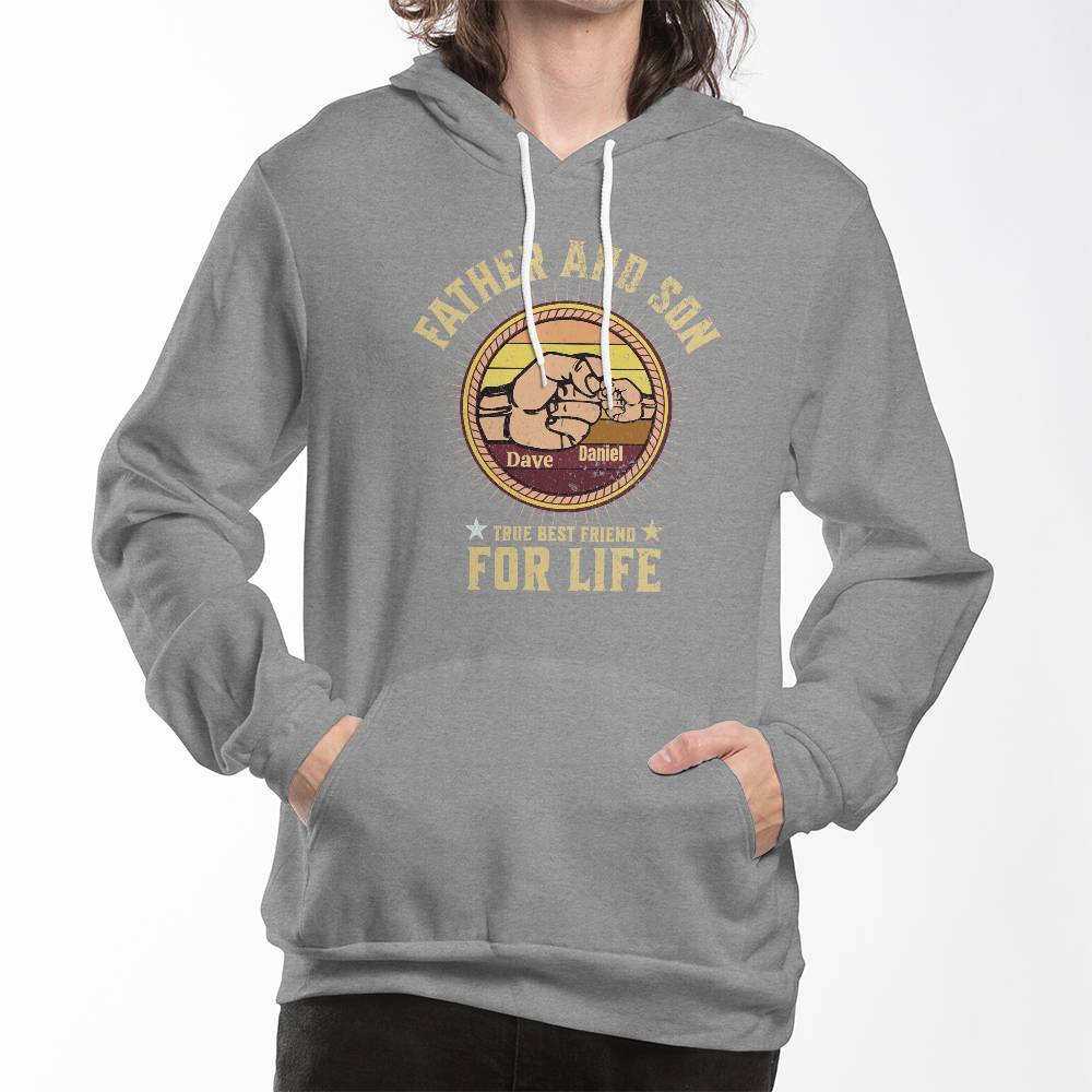 Custom Dad and Son Unisex T-Shirt and Hoodie