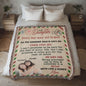 1 Custom Photo Daughter Heirloom Woven, Skerpa or Fleece Blanket Letter from Momver org.