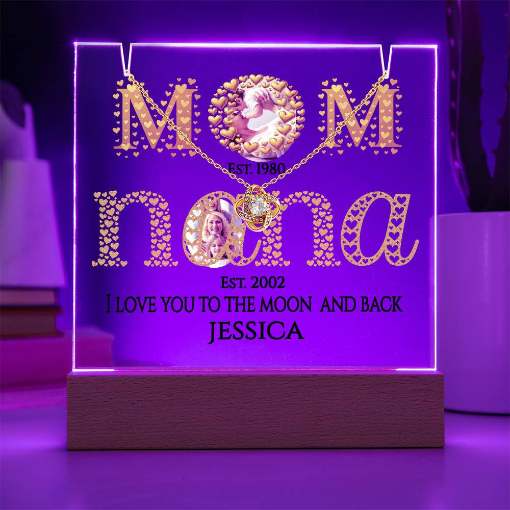 A Custom Love Keepsake Acrylic Bundle for Mom