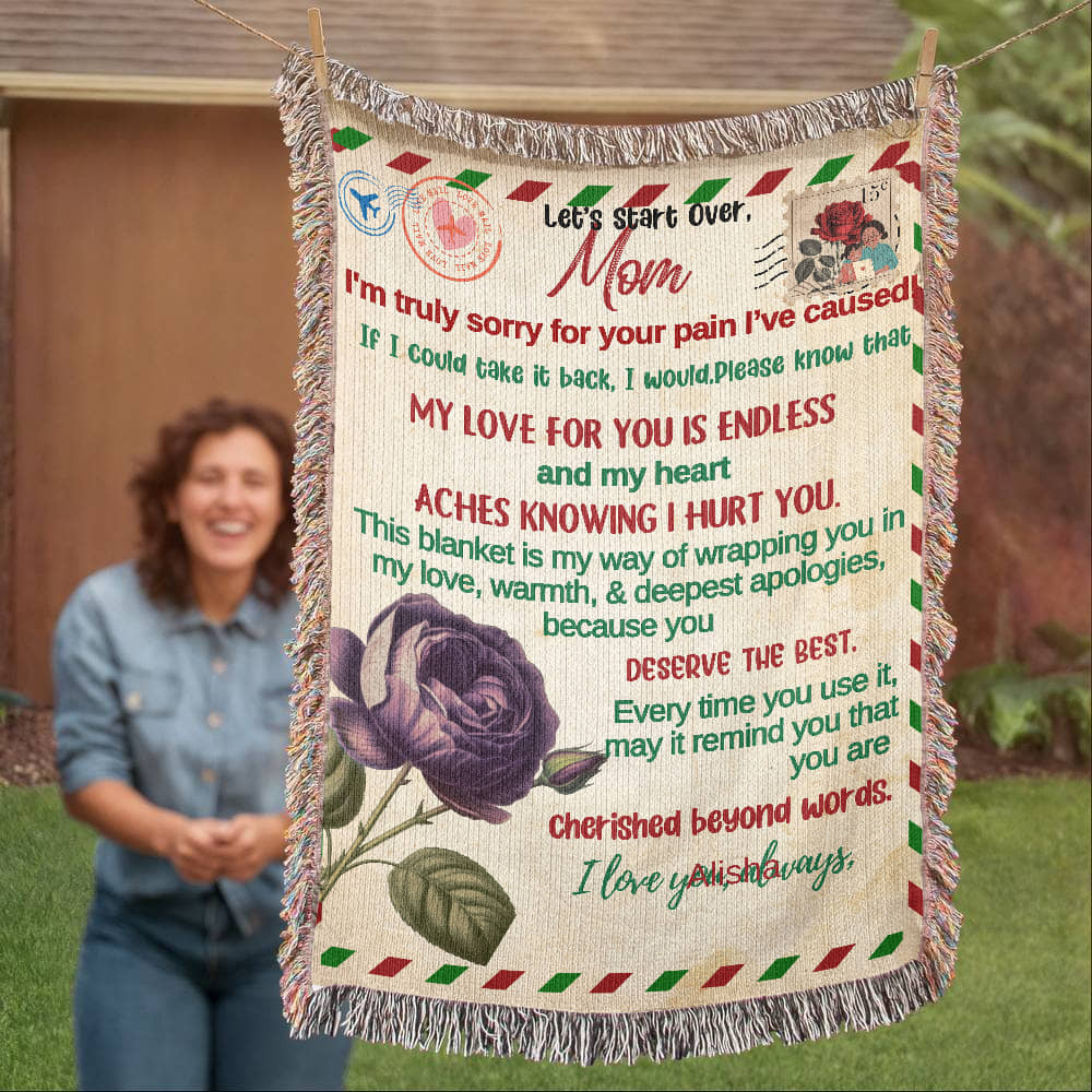 Apology Blanket for Mom