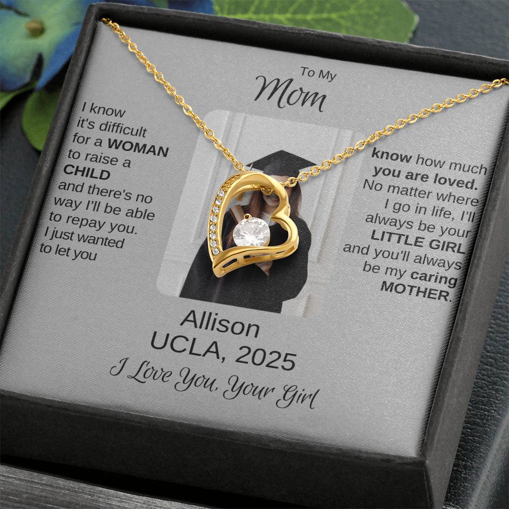 A Personalized Graduation Necklace for Mom