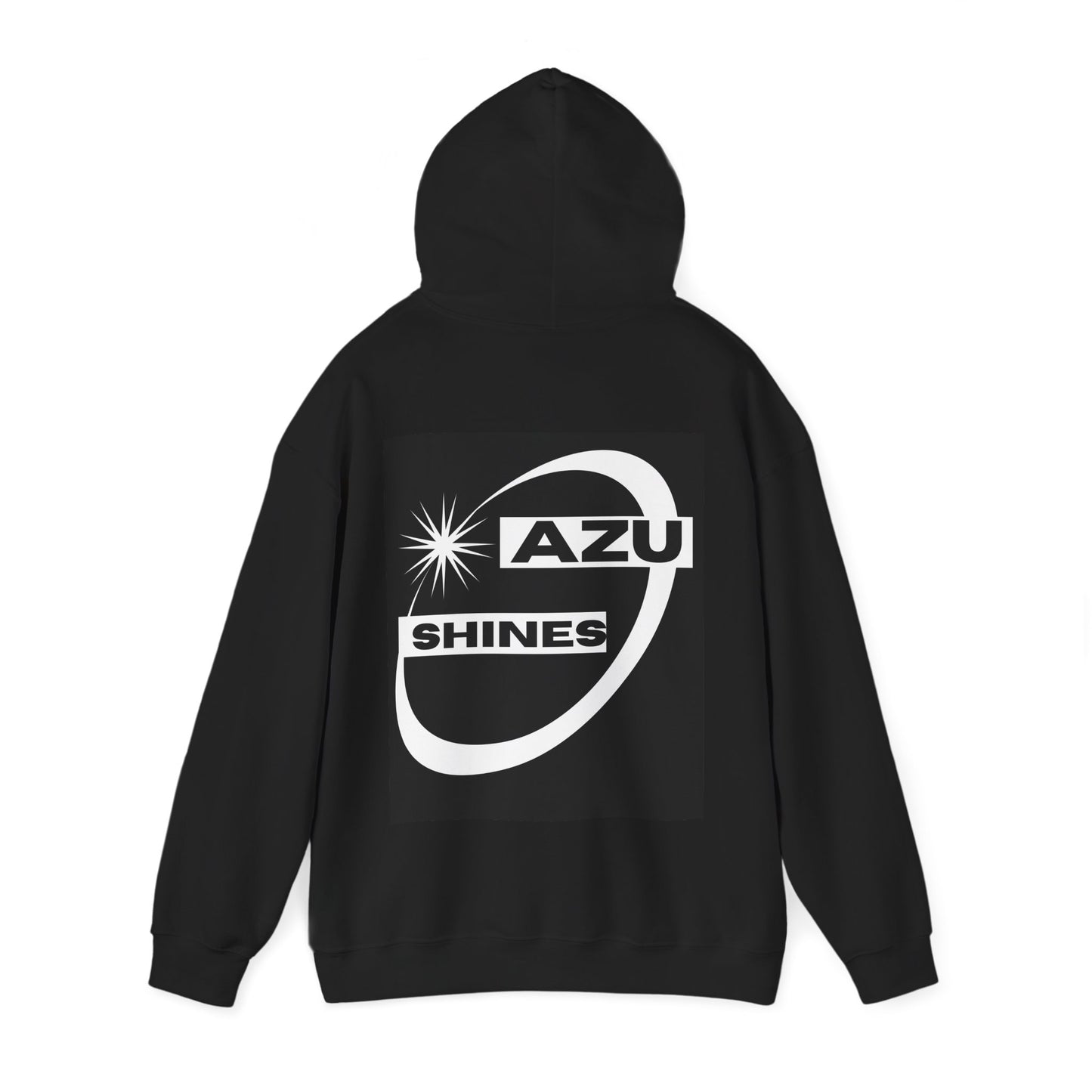 Azu Shines Hooded Sweatshirt, Unisex Hoodie, Cozy Sweatshirt Gift, Trendy Streetwear, Comfortable Casual Wear