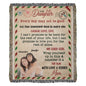 1 Custom Photo Daughter Heirloom Woven, Skerpa or Fleece Blanket Letter from Momver org.