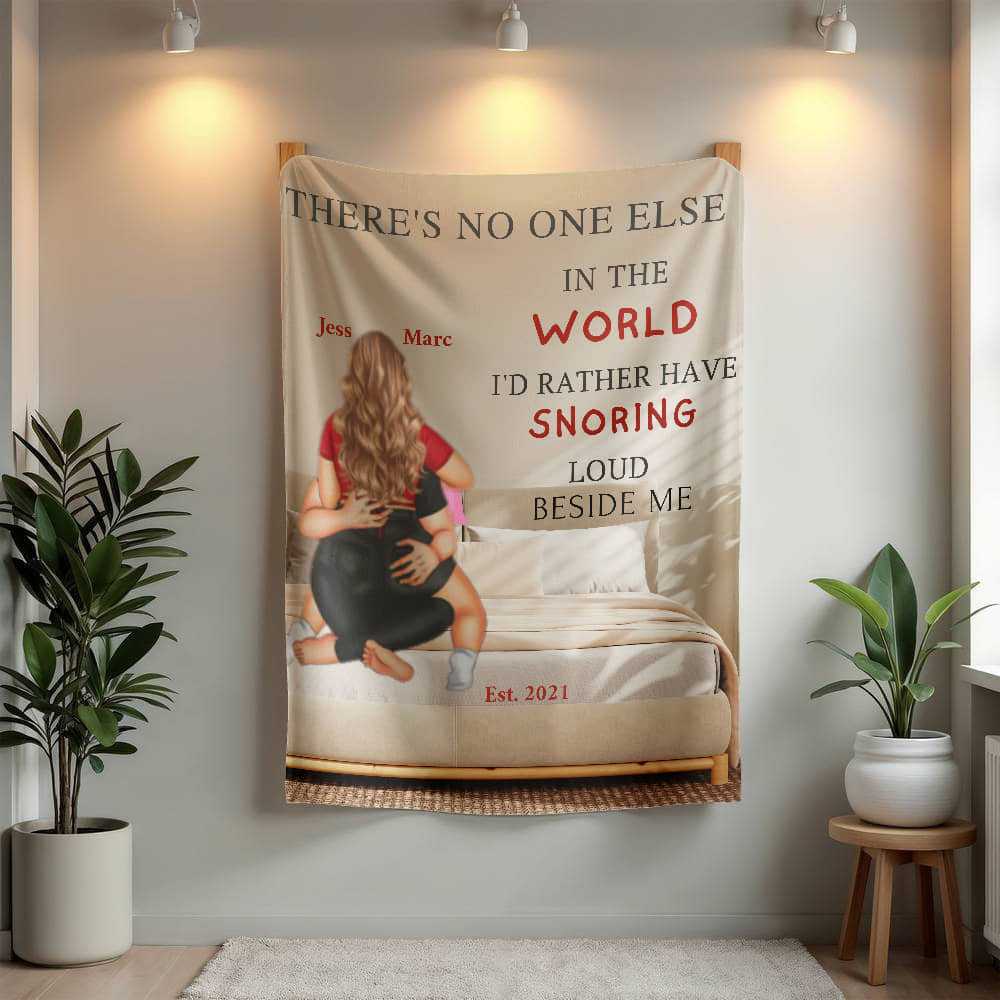 A Personalized Love Sherpa or Fleece Blanket