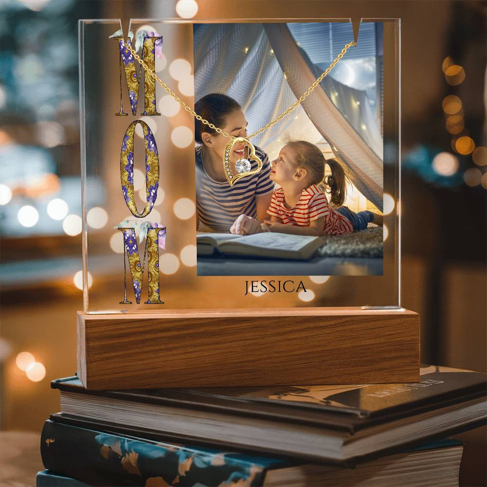 A Custom Keepsake Acrylic Bundle Gift for Mom