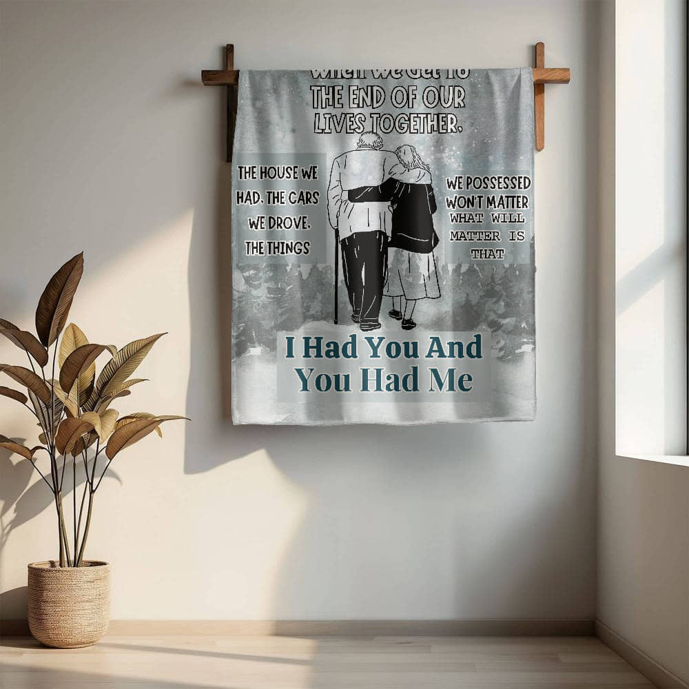 A Getting Old Love Sherpa or Fleece Blanket