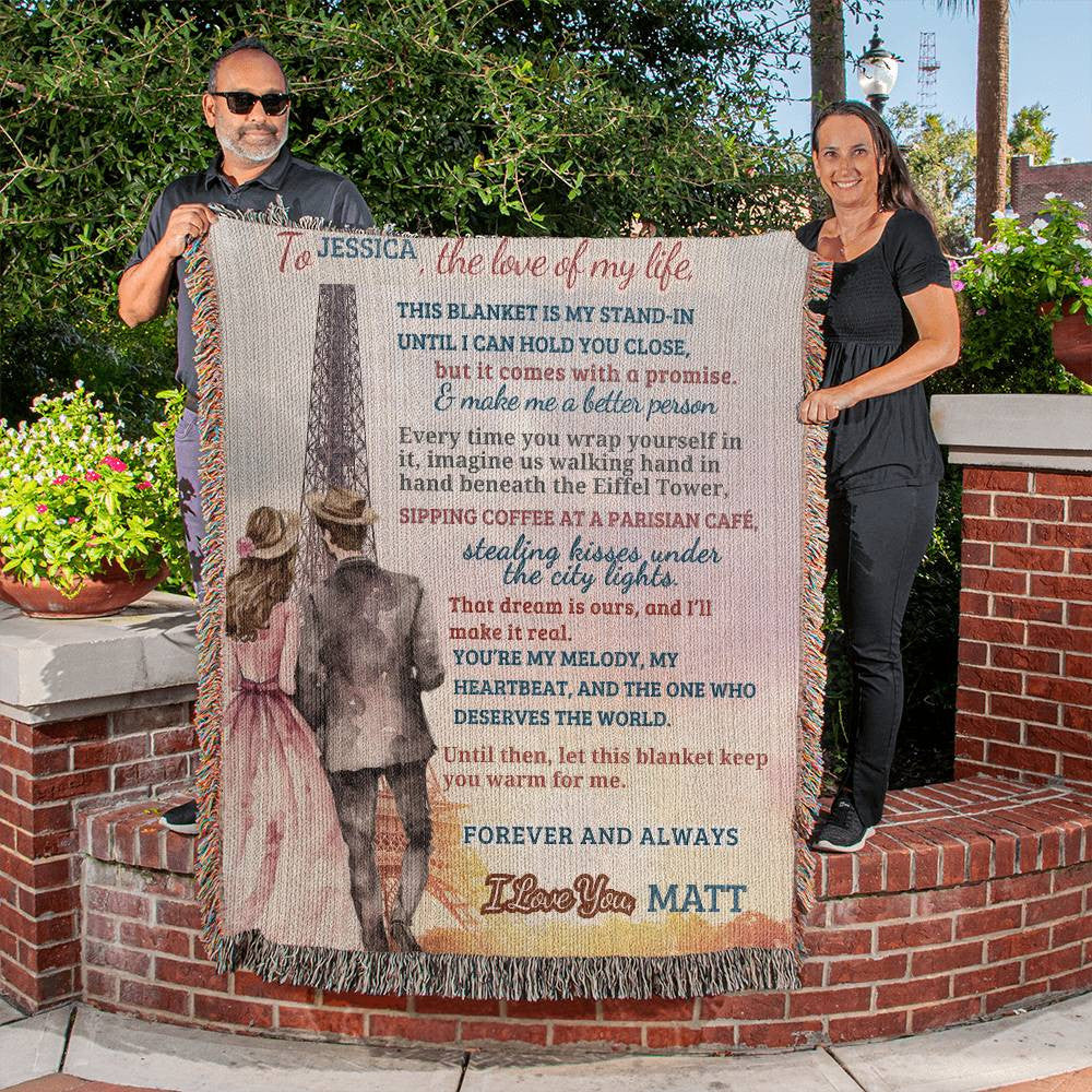 A Love Letter to My Wife,Girlfriend, Partner, a Sherpa, Fleece or Woven Blanket