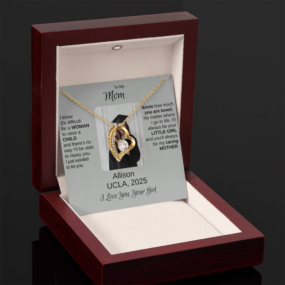 A Personalized Graduation Necklace for Mom