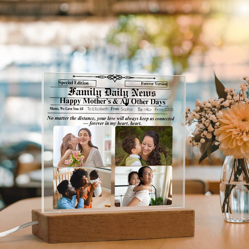 An Acrylic Plaque Gift for Mom