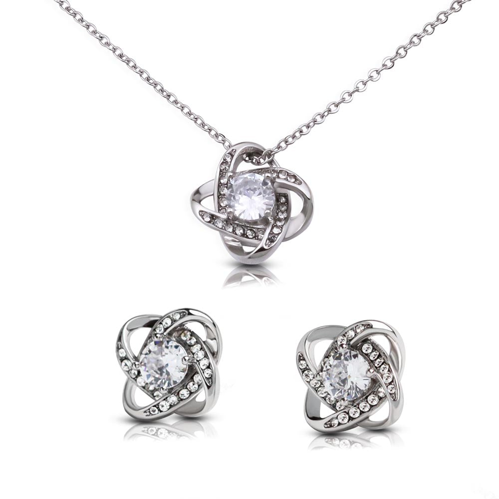 A Custom Love Earring & Necklace SetGift for Mom-In-Law