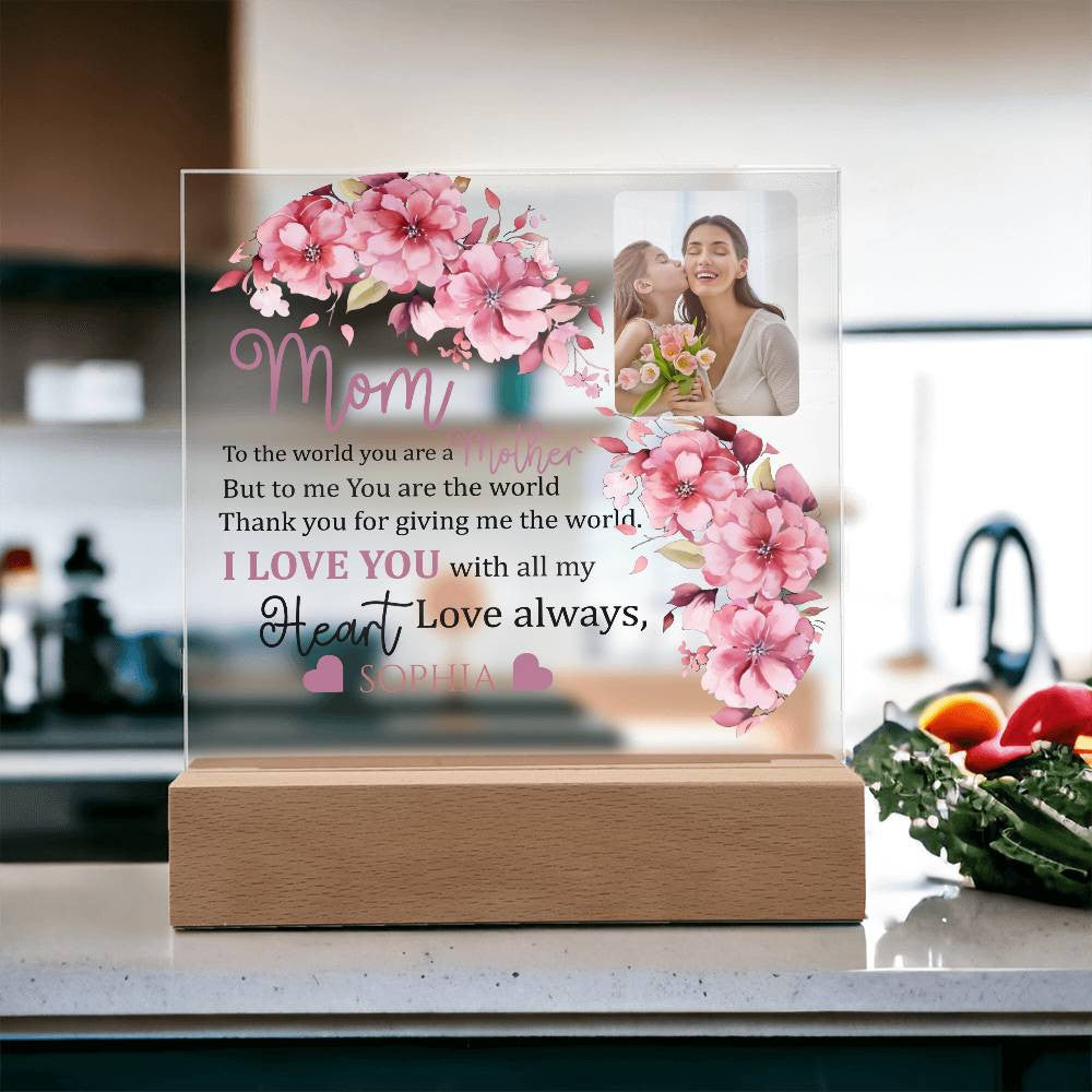 Personalized Mom and Daughter Acrylic Plaque