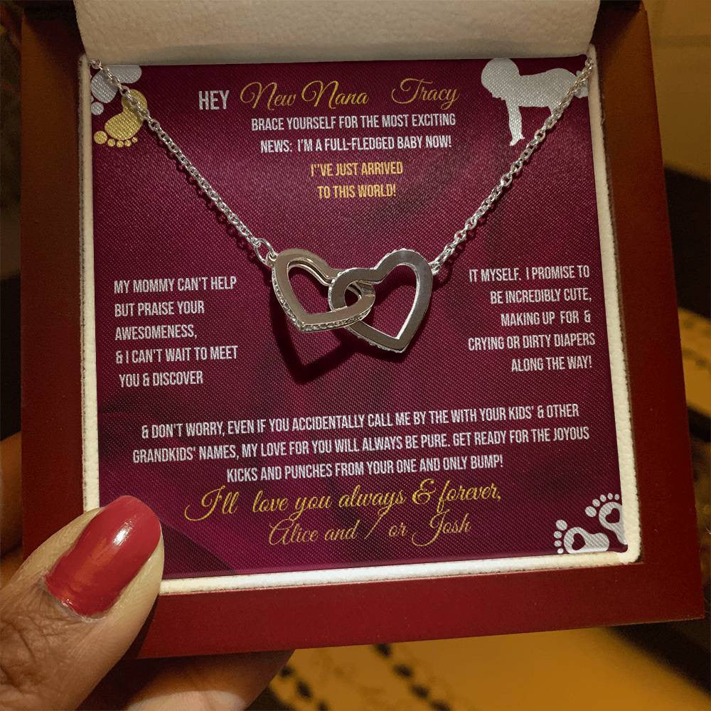 A Custom Love Necklace for a New Grandma.