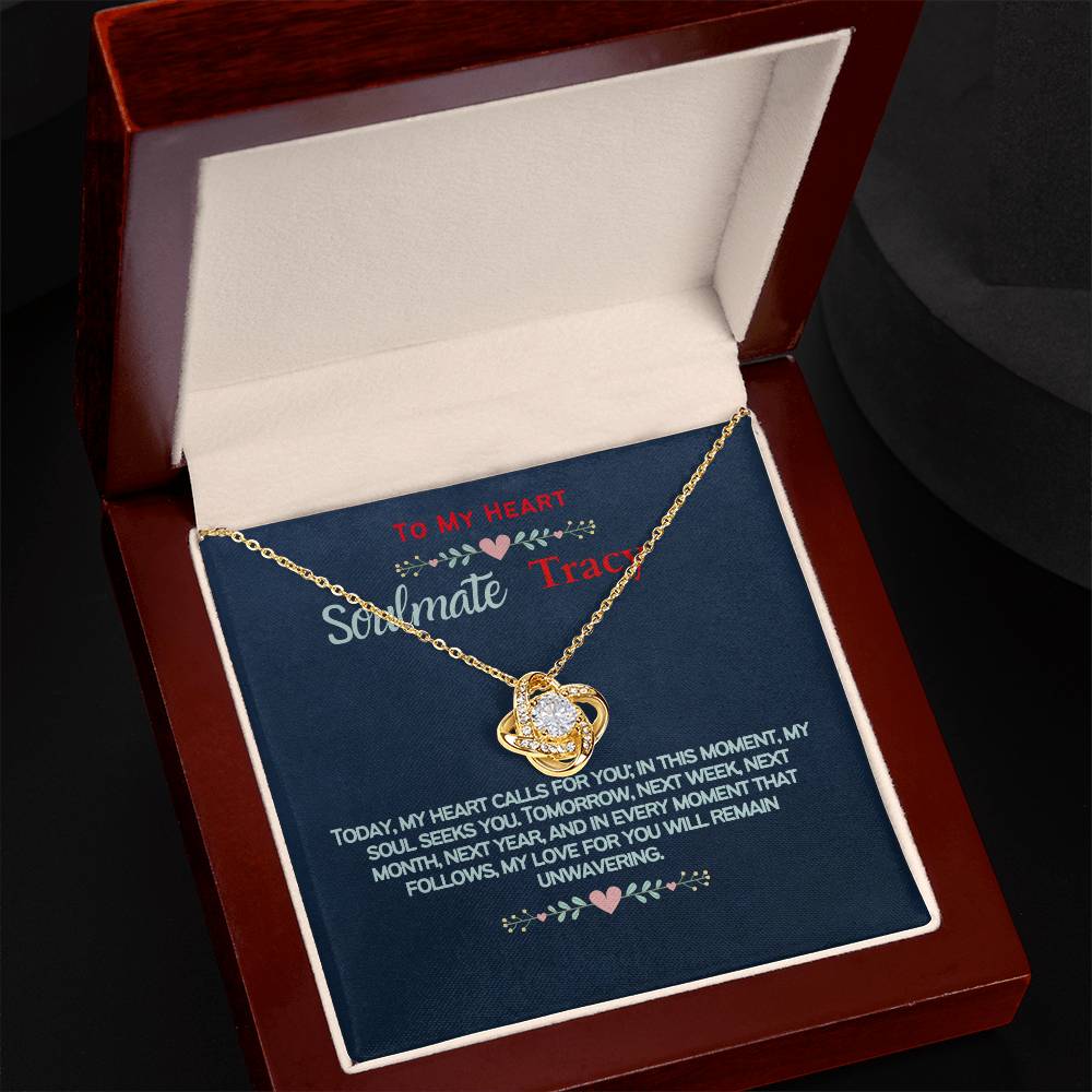 For Wife, Girlfriend, Partner, Sweetheart Gift | Love Gift from Husband, Boyfriend, Personalized Necklace for Wife, Heartfelt Message Card.