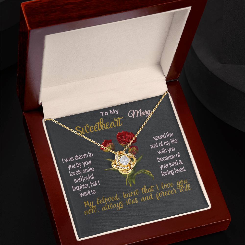 For Wife, Girlfriend, Partner, Sweetheart Gift | Love Gift from Husband, Boyfriend, Personalized Necklace for Wife, Heartfelt Message Card.