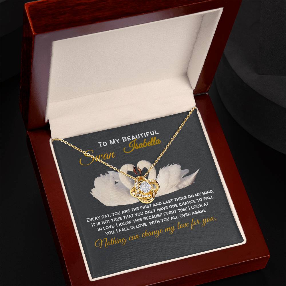 For Wife, Girlfriend, Partner, Sweetheart Gift | Love Gift from Husband, Boyfriend, Personalized Necklace for Wife, Heartfelt Message Card.