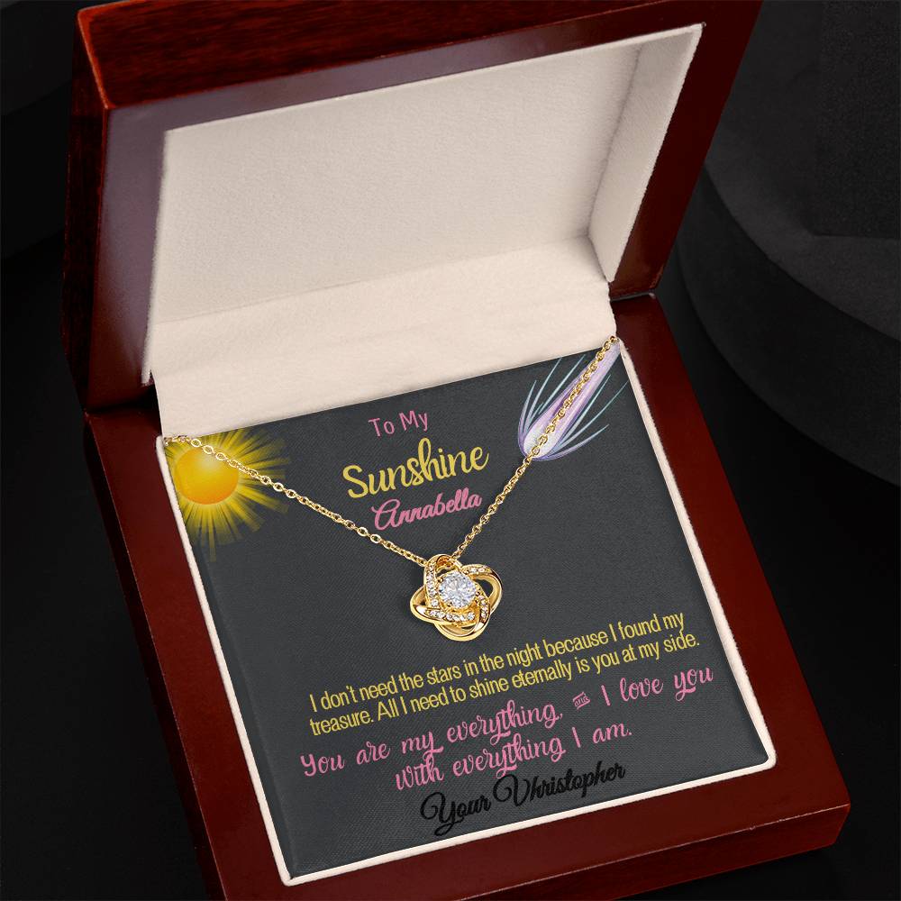 Wife, Girlfriend, Partner, Sweetheart Gift | Love Present from Husband, Boyfriend, Personalized Necklace for wife with Funny message card.
