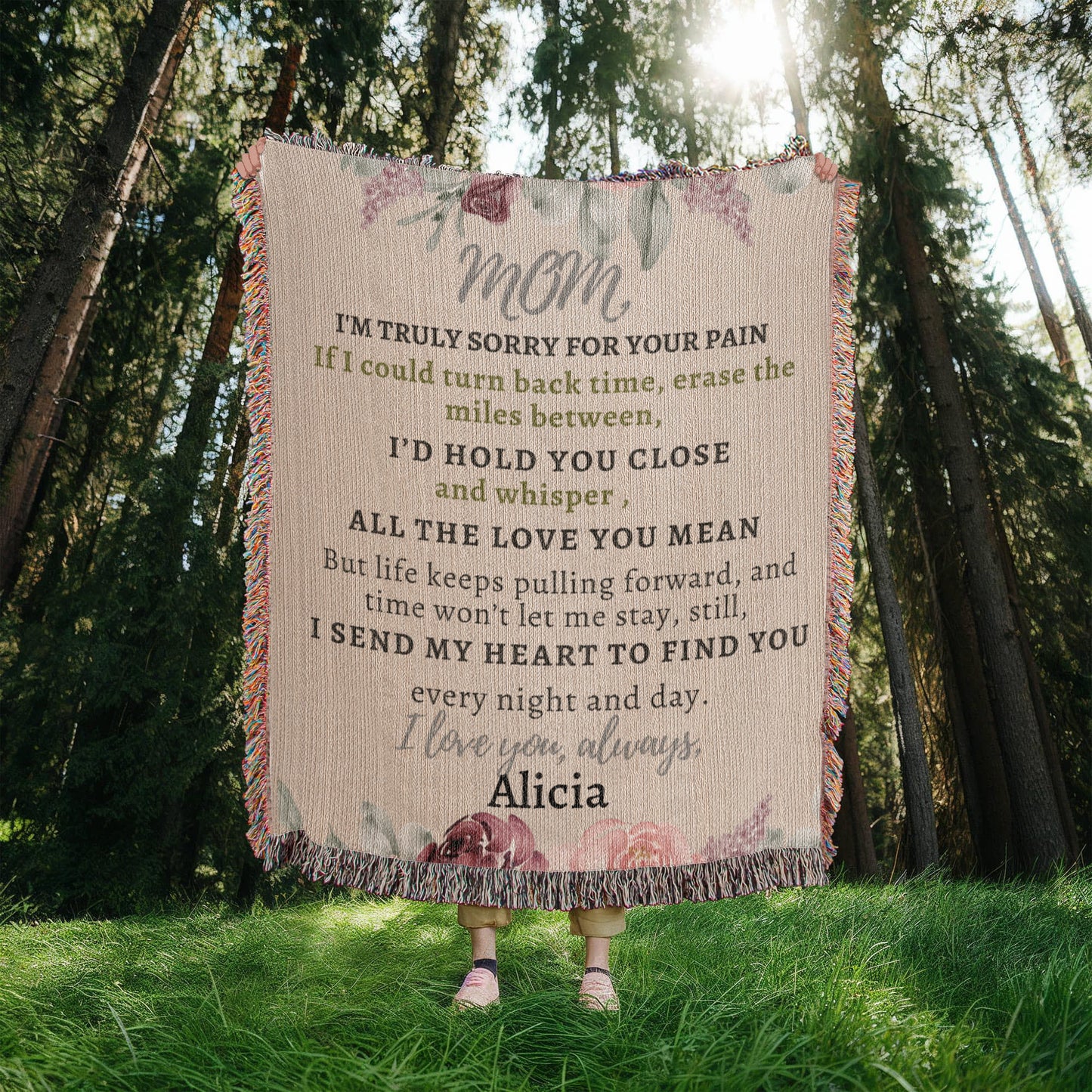 An Apology Blanket for Mom
