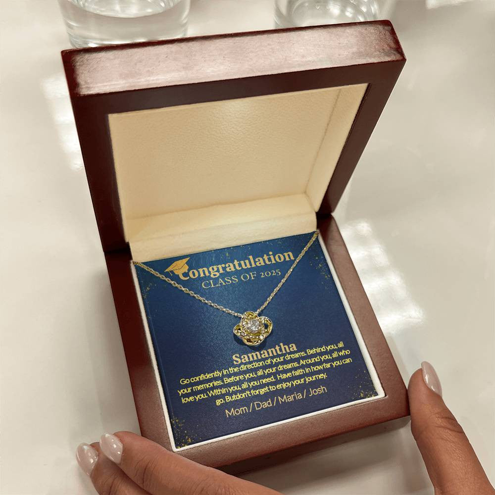 A Personalized Necklace for a Graduate, Your Love Woman