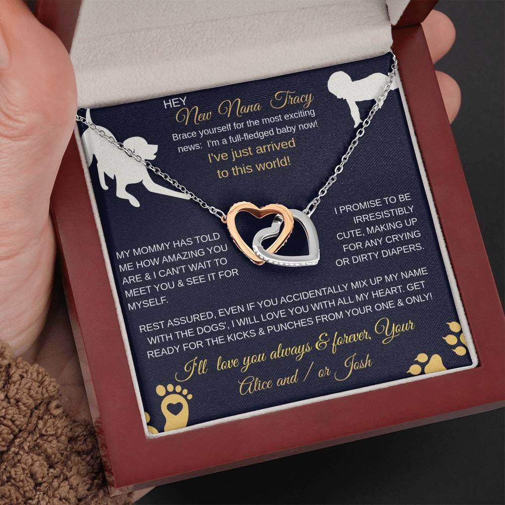 A Personalized Love Necklace for a New Grandmother