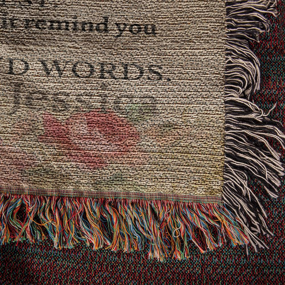 I Am Sorry Blanket for Mom