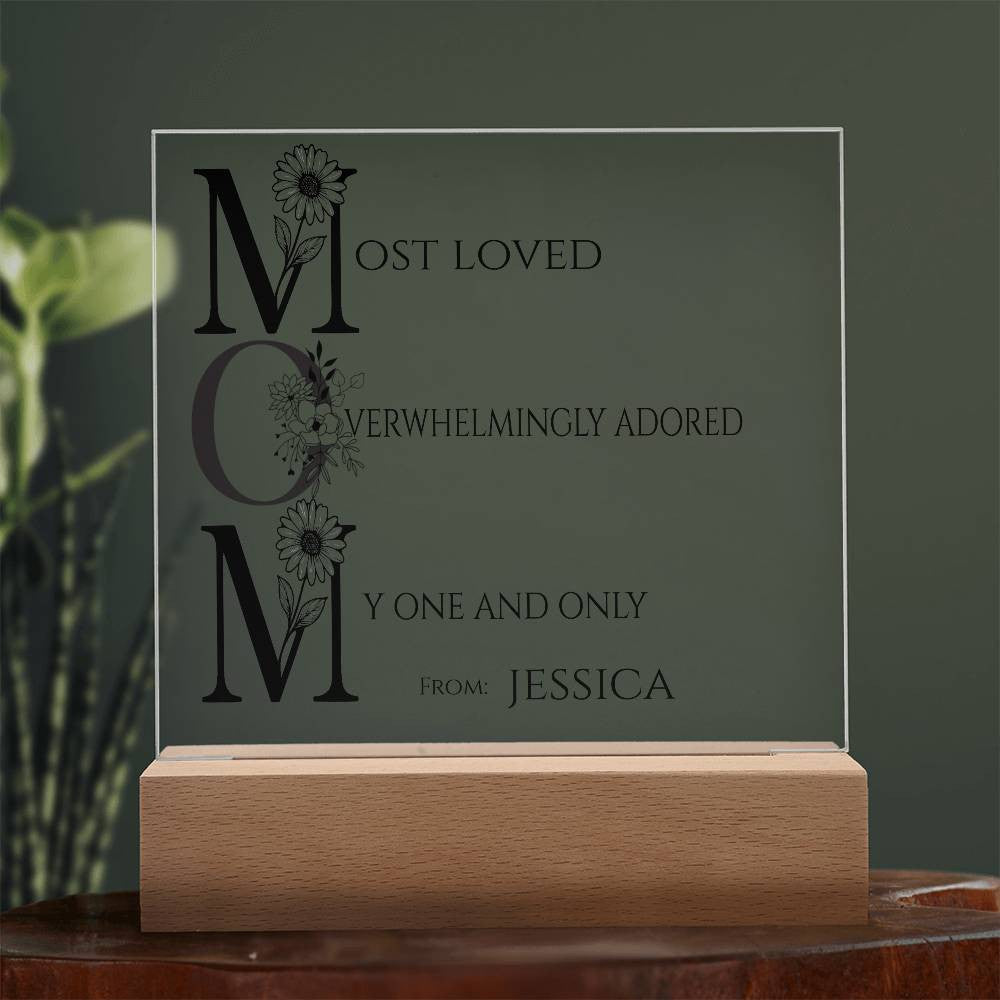 A Love Acrylic Plaque for Mom