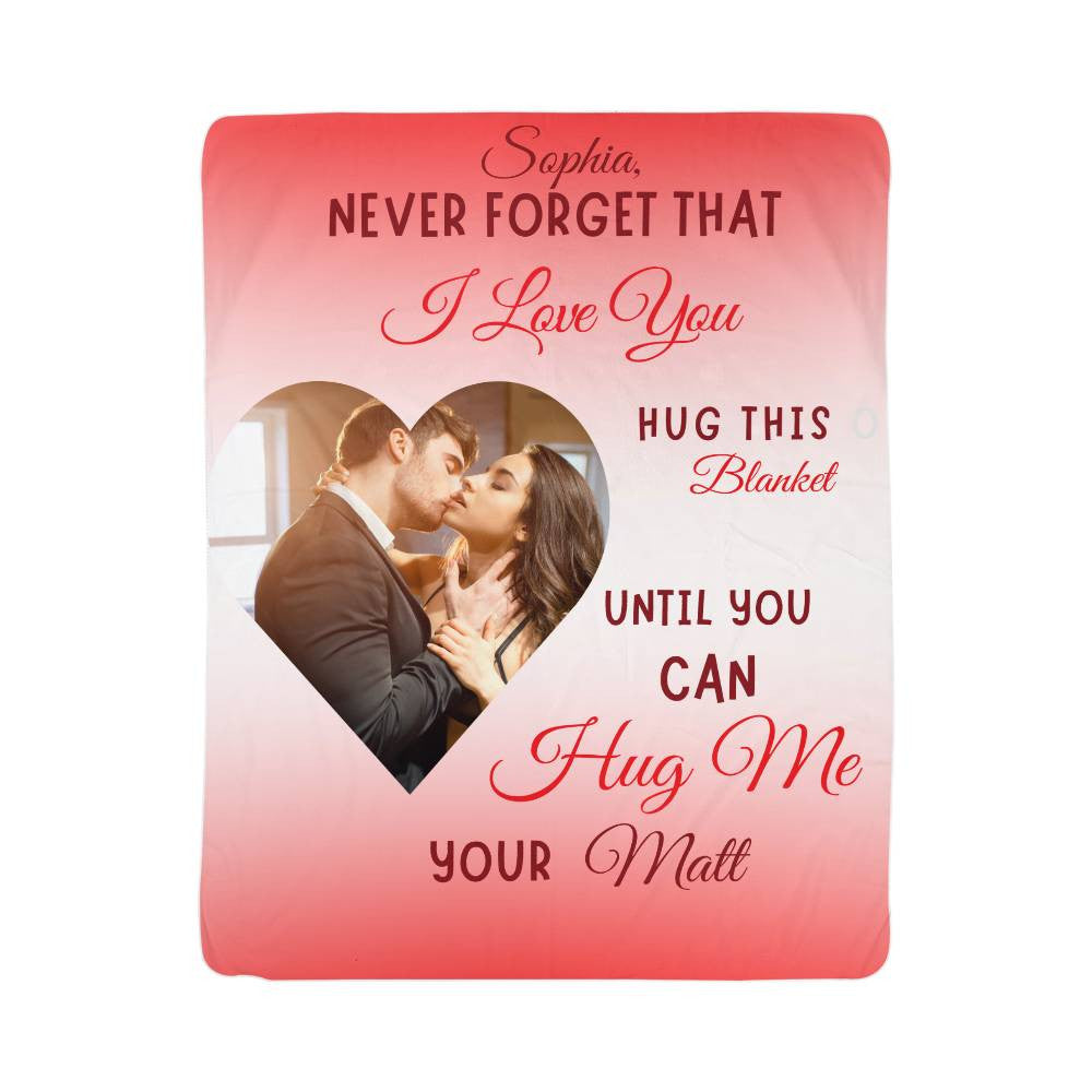 A PersonalizedSherpa Fleece Blanket (3:4)