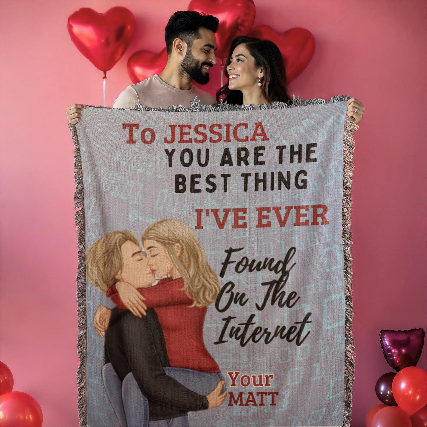 A Best Find on the Internet Love Sherpa, Fleece or Woven Blanket for a Wife, Girlfriend or Partner