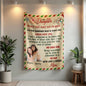 1 Custom Photo Daughter Heirloom Woven, Skerpa or Fleece Blanket Letter from Momver org.