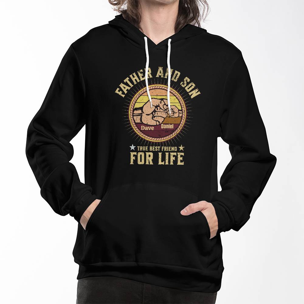 Custom Dad and Son Unisex T-Shirt and Hoodie