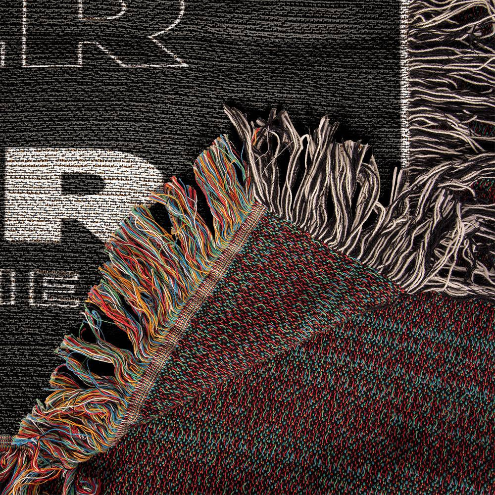 To My Daughter Heirloom Woven Blanket personalized with her name