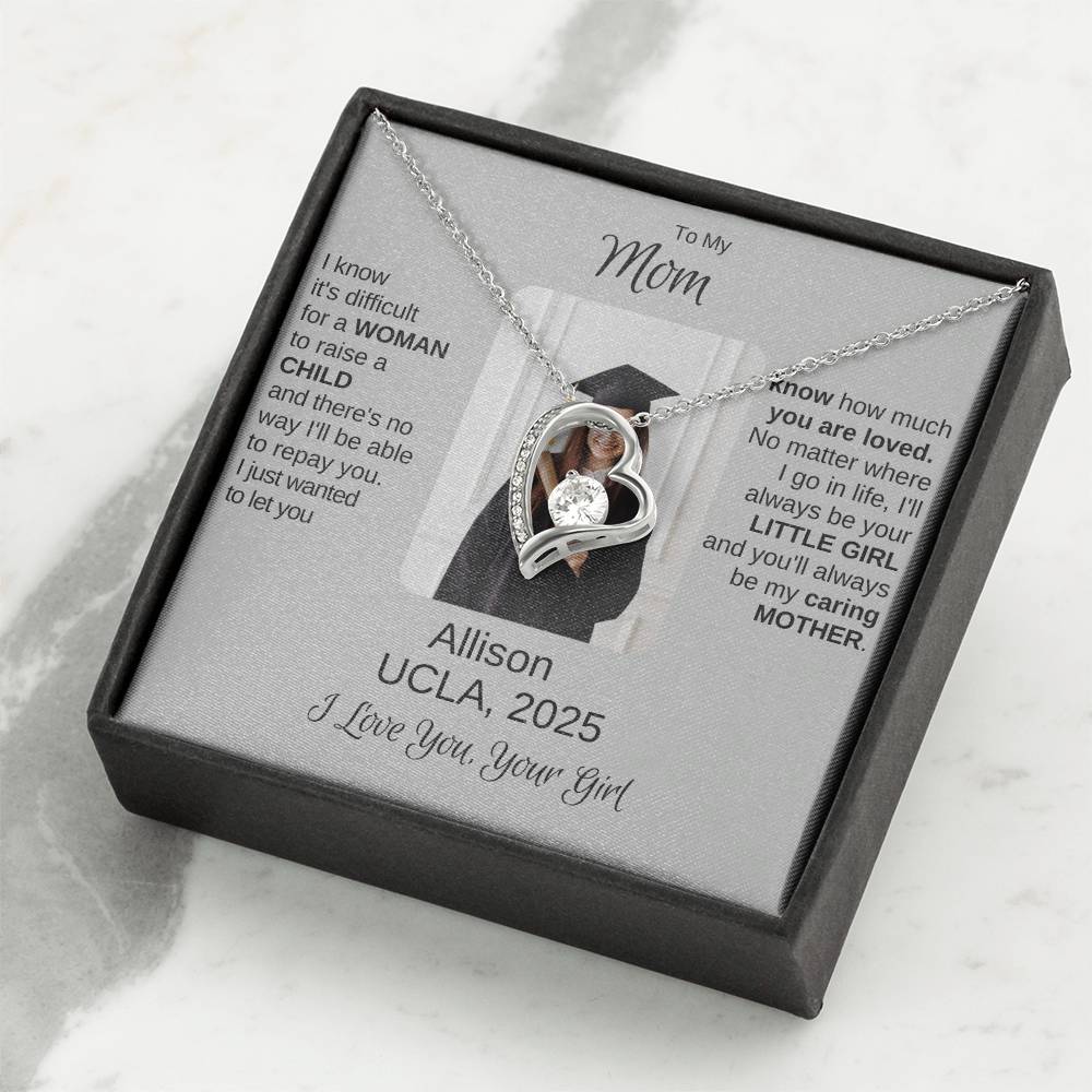 A Personalized Graduation Necklace for Mom
