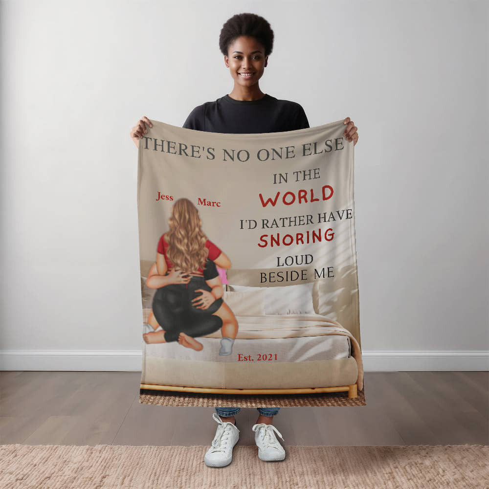 A Personalized Love Sherpa or Fleece Blanket