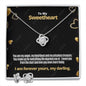 My Sweetheart, you are my treasure, for girlfriends and wifes.