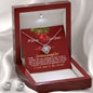 To my pretty granddaughter my gift for Christmas