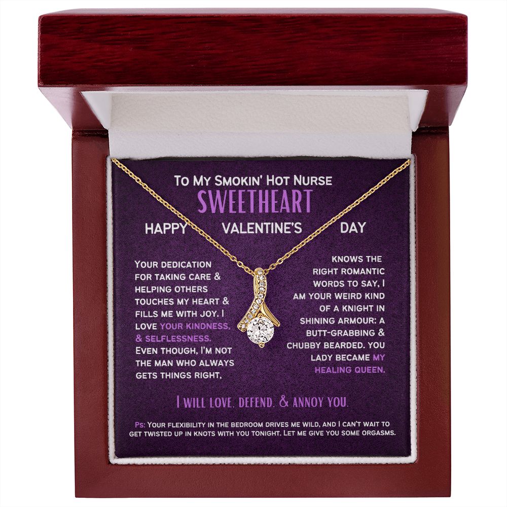 To My Smokin' Hot Nurse Wife or Girlfriend on Valentine's Day.