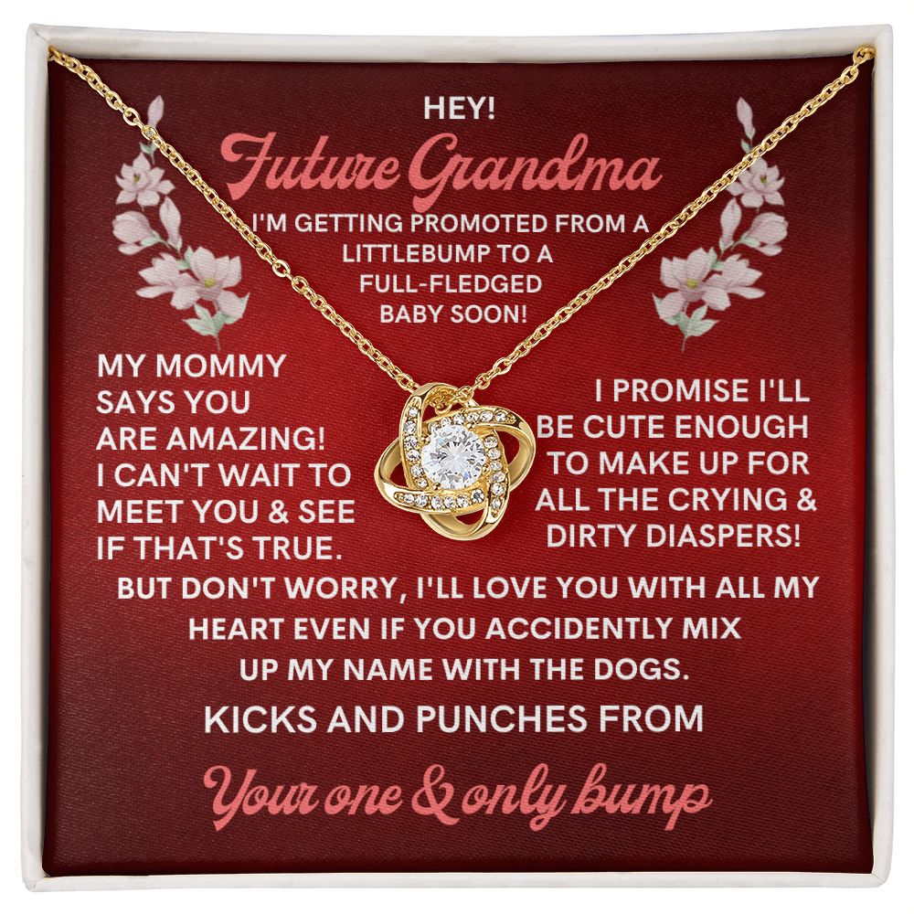To My Future Grandma, from a little bump.